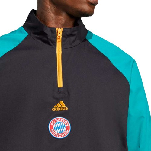 adidas Men s FC Bayern Icon 1 4 Zip Top HT8838 5