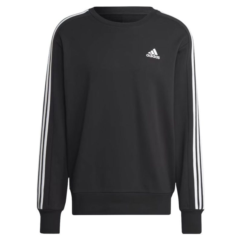 adidas Men s French Terry 3 Stripes Sweater IC9317 01