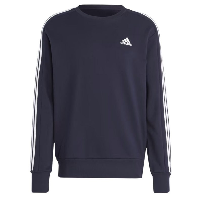 adidas Men s French Terry 3 Stripes Sweater IC9318 01