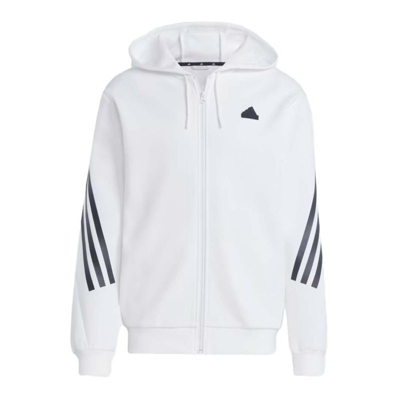 adidas Men s Future Icons 3 Stripes Full Zip Hoodie IC8258 01