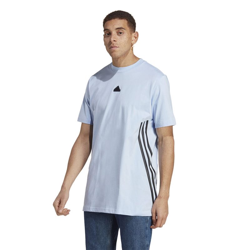 adidas Men s Future Icons 3 Stripes T Shirt IC8249 01