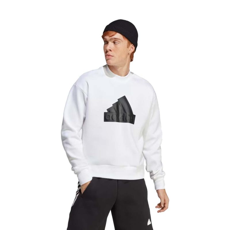 adidas Men s Future Icons Badge Of Sport Crew Sweatshirt IC3741 02