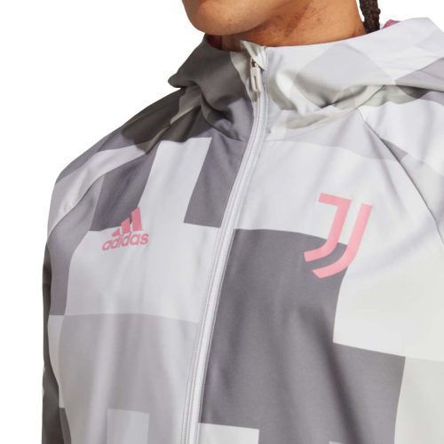 adidas Men s Juventus Graphic Windbreaker Jacket HS9800 09