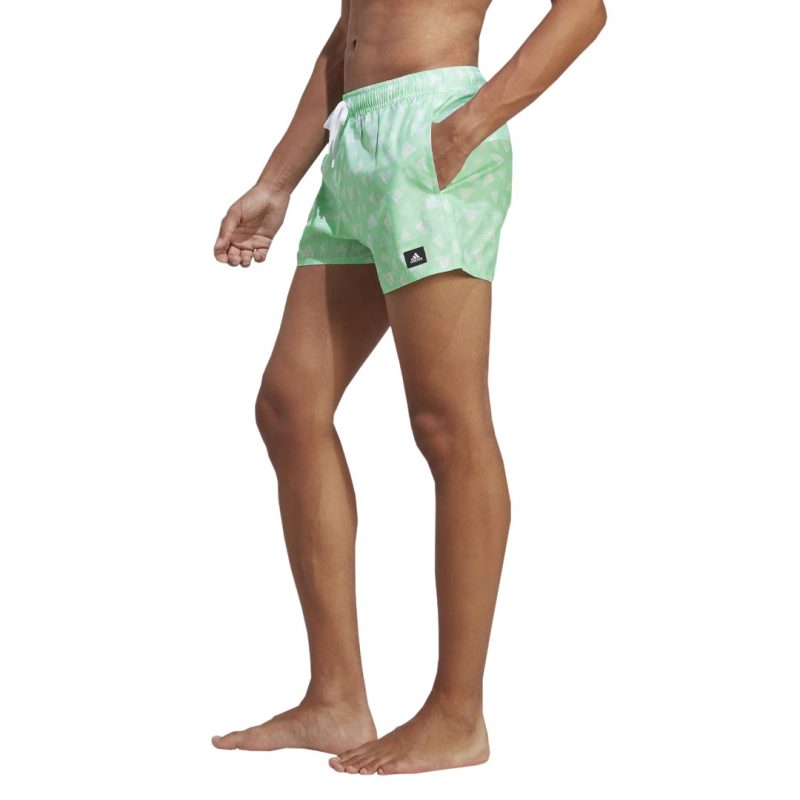 adidas Men s Logo Print CLX Swim Shorts HT4344 04