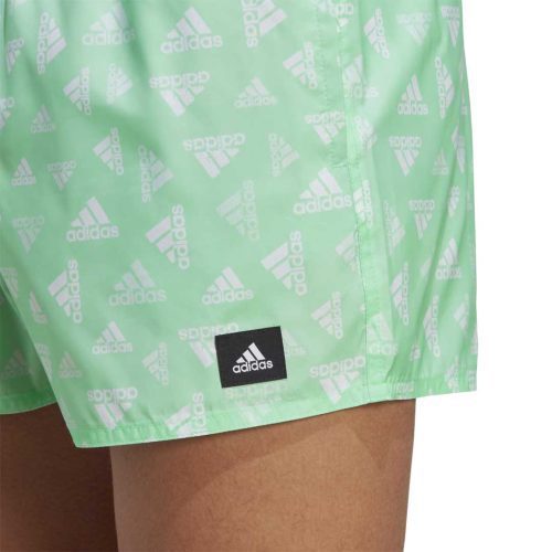 adidas Men s Logo Print CLX Swim Shorts HT4344 06