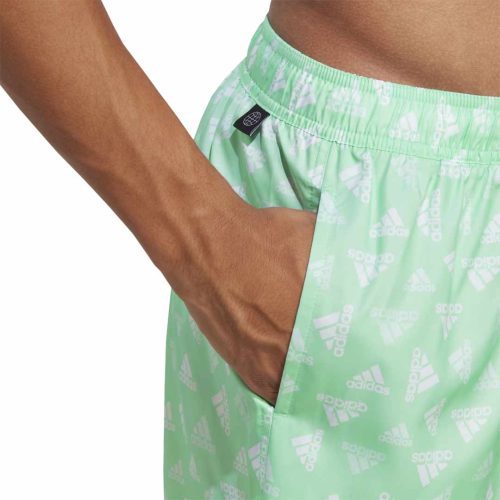 adidas Men s Logo Print CLX Swim Shorts HT4344 07