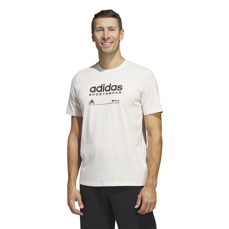 adidas Men s Lounge Graphic T Shirt HR3002 02