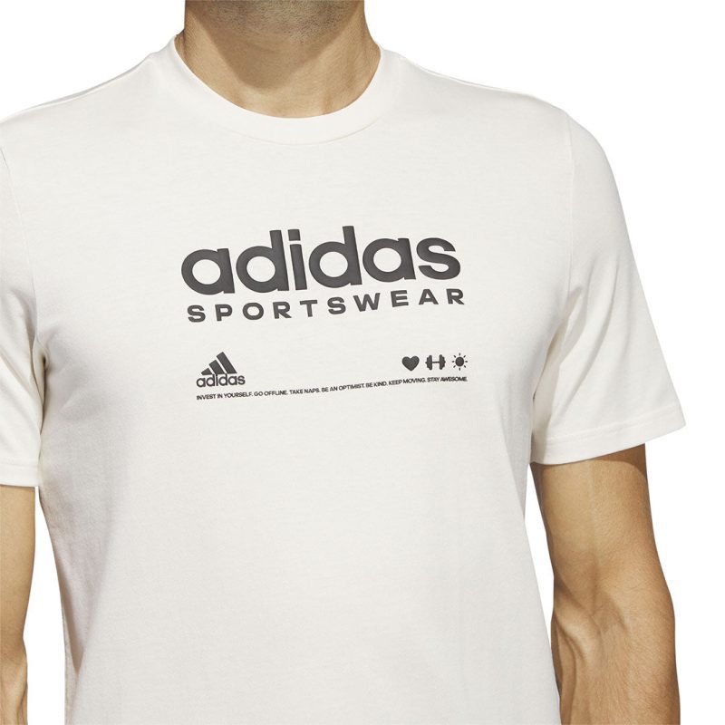 adidas Men s Lounge Graphic T Shirt HR3002 05