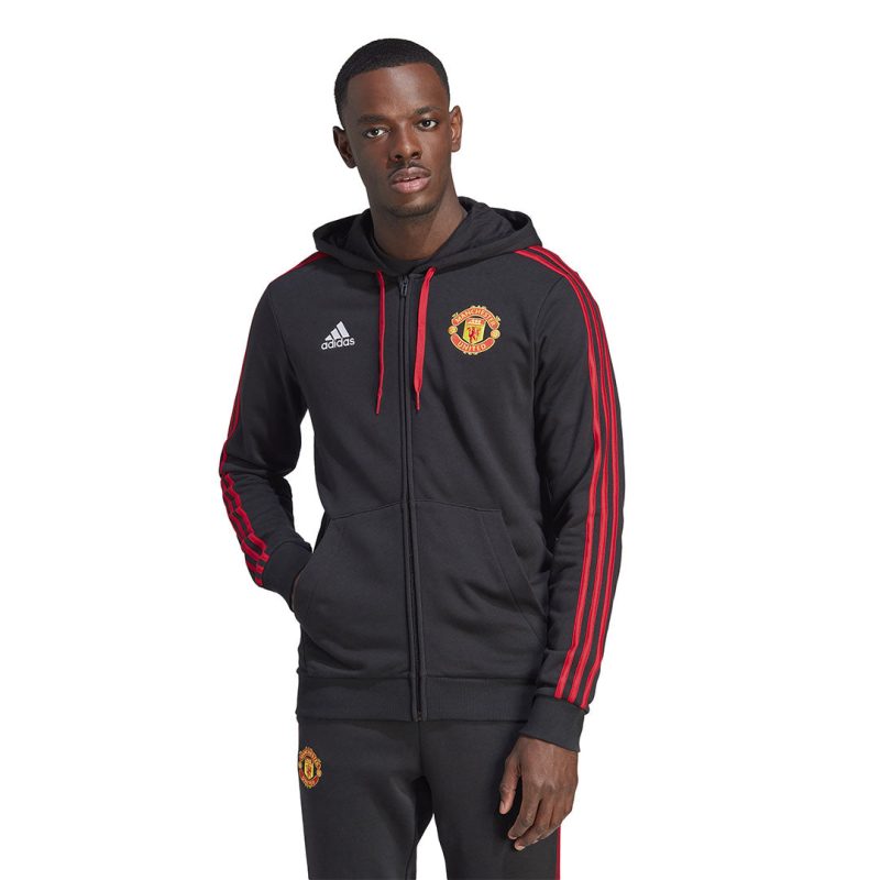 adidas Men s Man United FC DNA Full Zip Hoodie IA8529 02