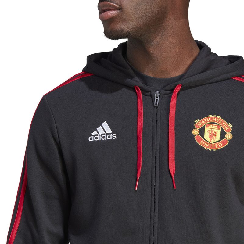 adidas Men s Man United FC DNA Full Zip Hoodie IA8529 05