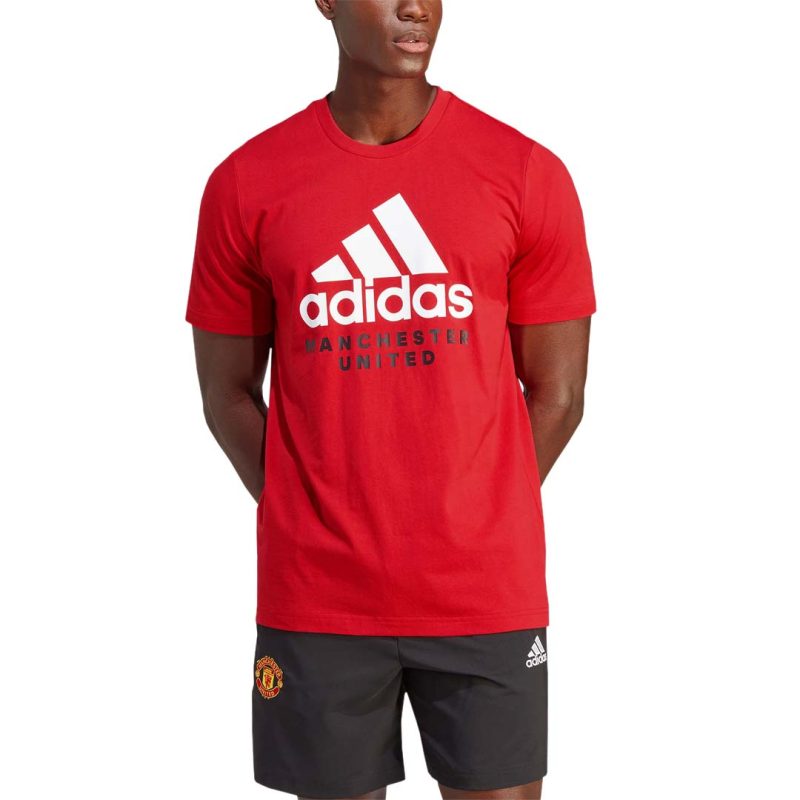 adidas Men s Manchester United DNA Graphic T Shirt IA8520 02