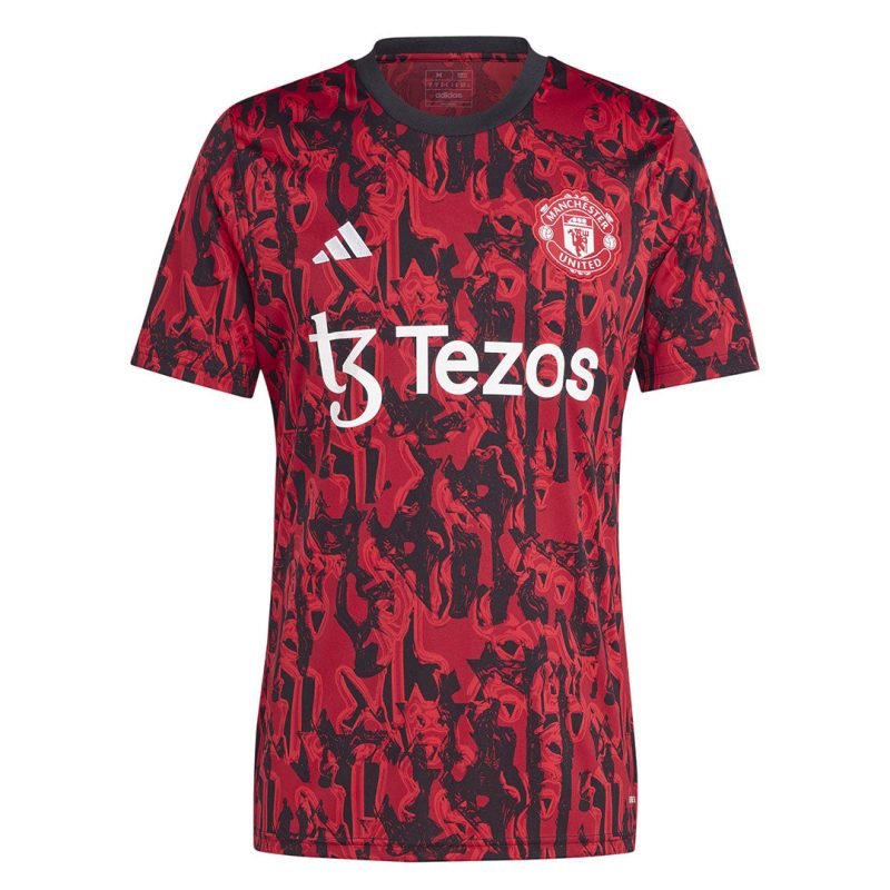 adidas Men s Manchester United Pre Match Jersey IA7242 01