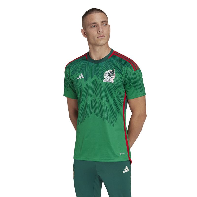 adidas Men s Mexico 22 Home Jersey HD6899 02