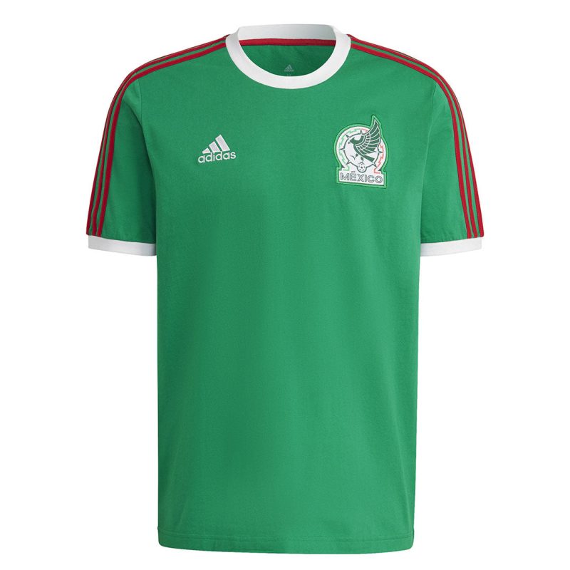 adidas Men s Mexico 3 Stripes T Shirt HF1438 01