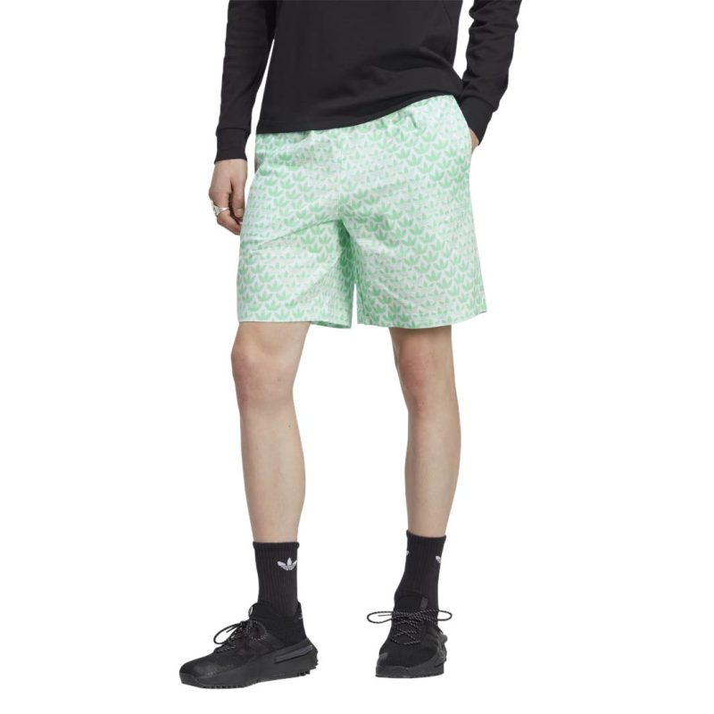 adidas Men s Monogram Allover Print Shorts HZ4162 02