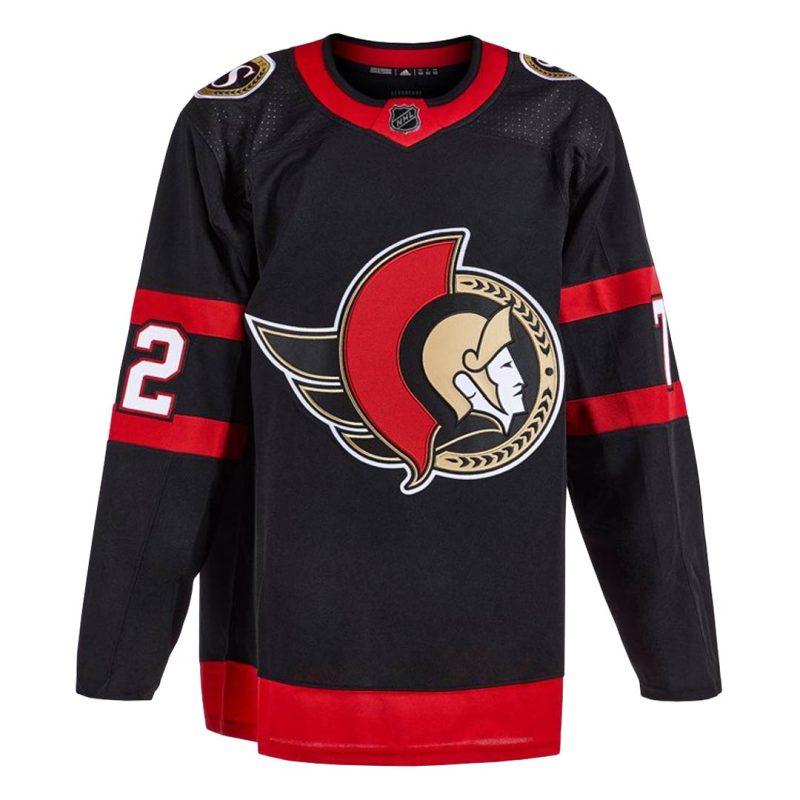 adidas Men s Ottawa Senators Authentic Thomas Chabot Home Jersey HB6658