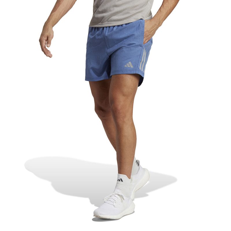 adidas Men s Own The Run 5 Inch Heather Shorts HR6615 02