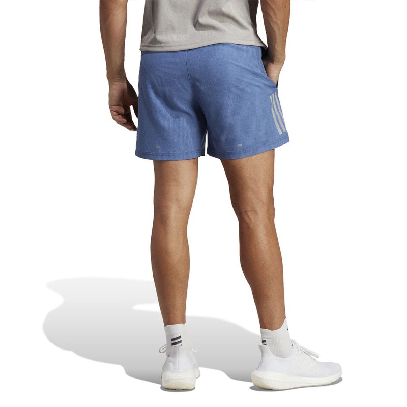 adidas Men s Own The Run 5 Inch Heather Shorts HR6615 03