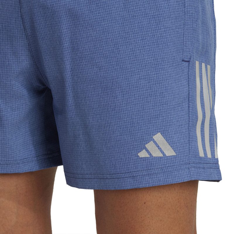 adidas Men s Own The Run 5 Inch Heather Shorts HR6615 06