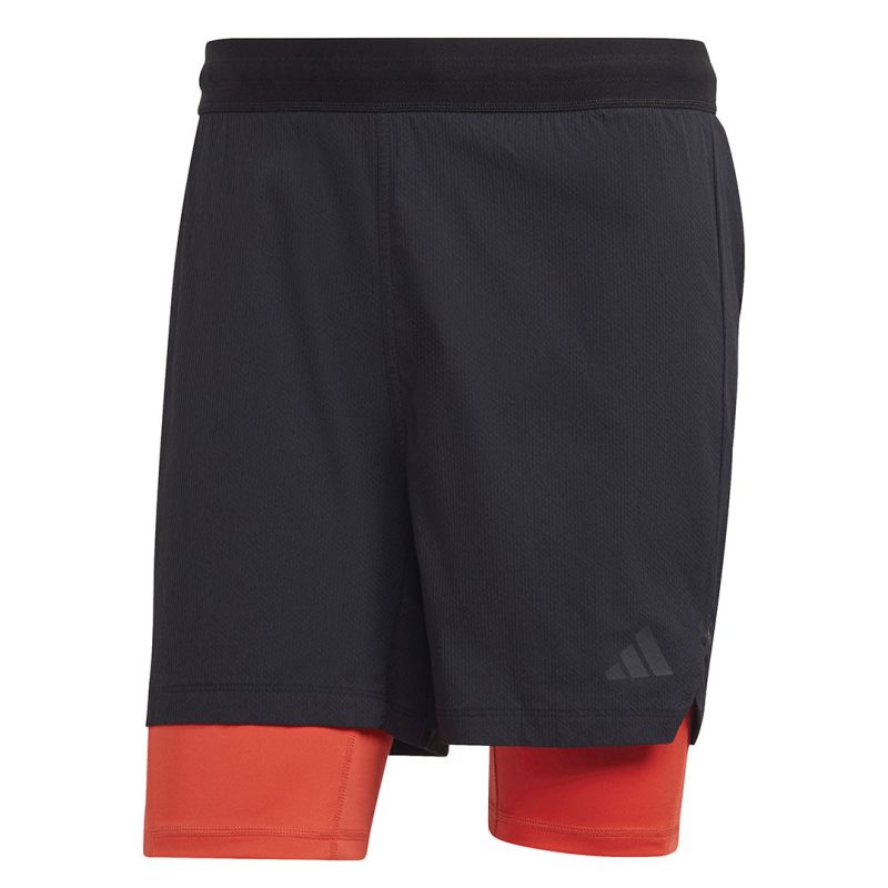 adidas Men s Power Workout Two In One Shorts HY0778 01