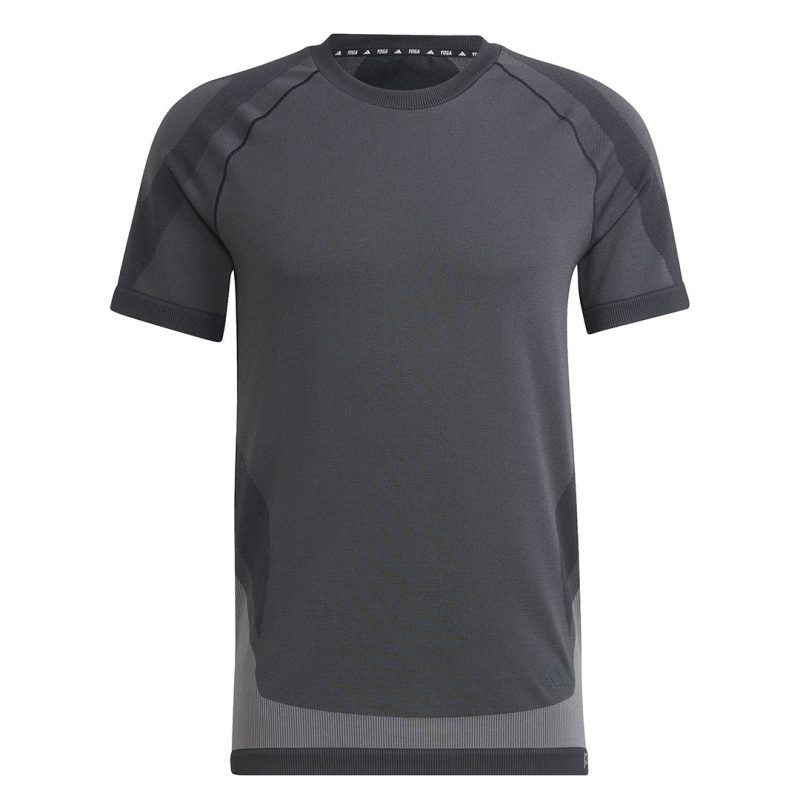 adidas Men s Primeknit Yoga Seamless Training T Shirt HT7508 01