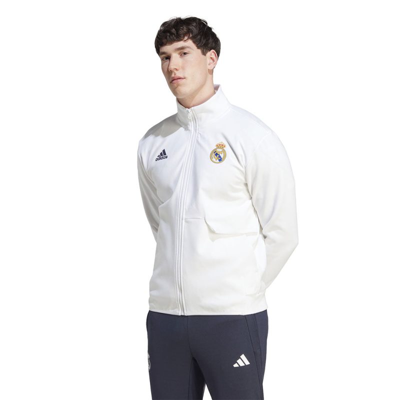 adidas Men s Real Madrid Anthem Jacket HY0643 02