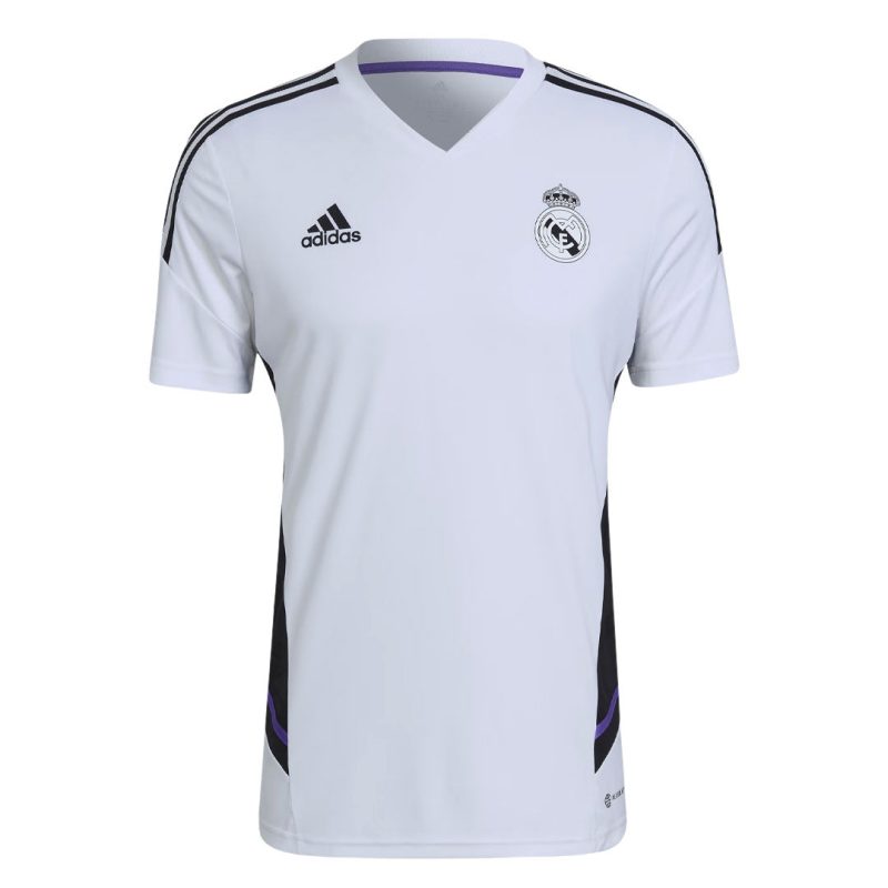 adidas Men s Real Madrid Condivo 22 Training Jersey HA2599 01