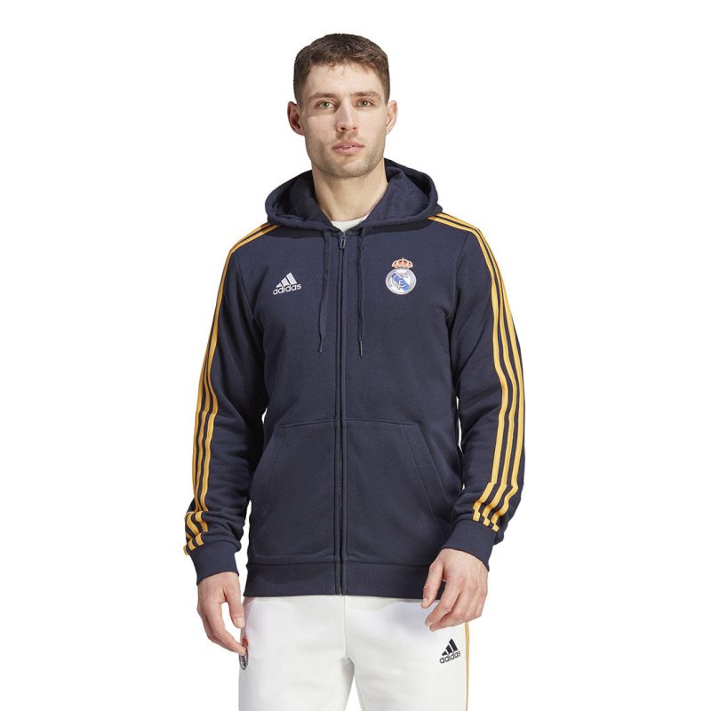 adidas Men s Real Madrid DNA Full Zip Hoodie HY0619 02