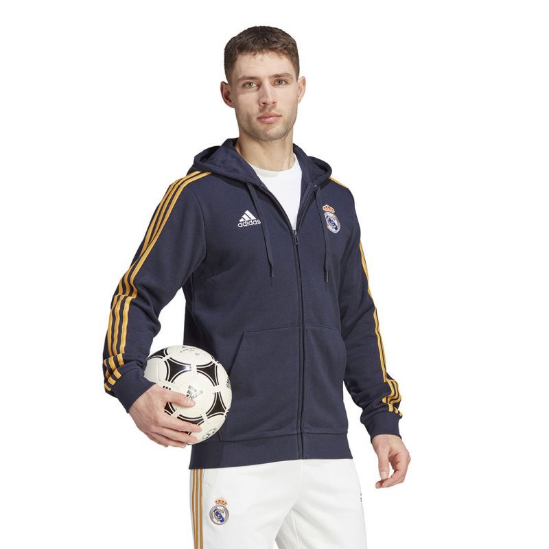 adidas Men s Real Madrid DNA Full Zip Hoodie HY0619 03