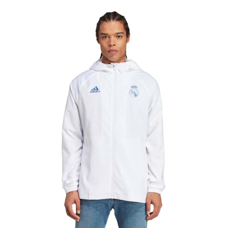 adidas Men s Real Madrid Graphic Windbreaker HT6459 02