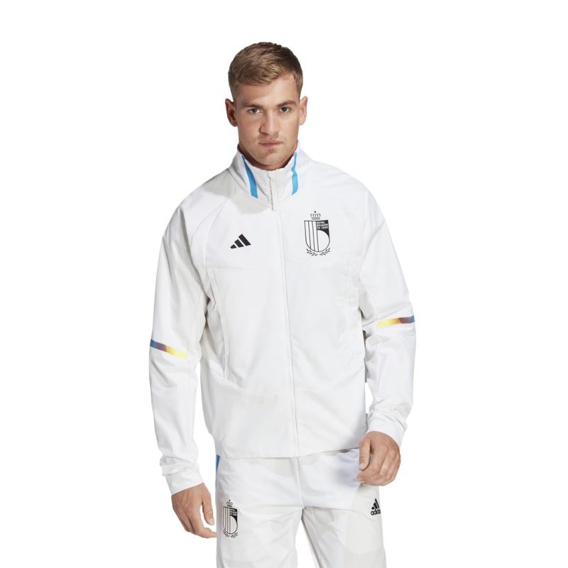 adidas Men s Royal Belgian FA Game Day Anthem Jacket IC1567 02