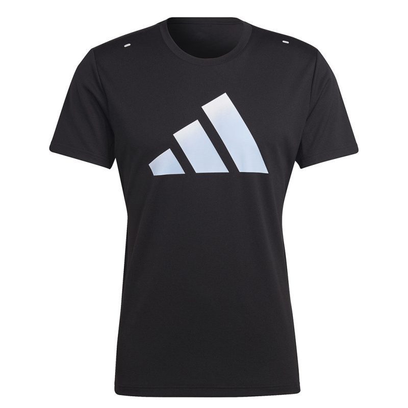 adidas Men s Run Icons 3 Bar Logo T Shirt HR3243 01