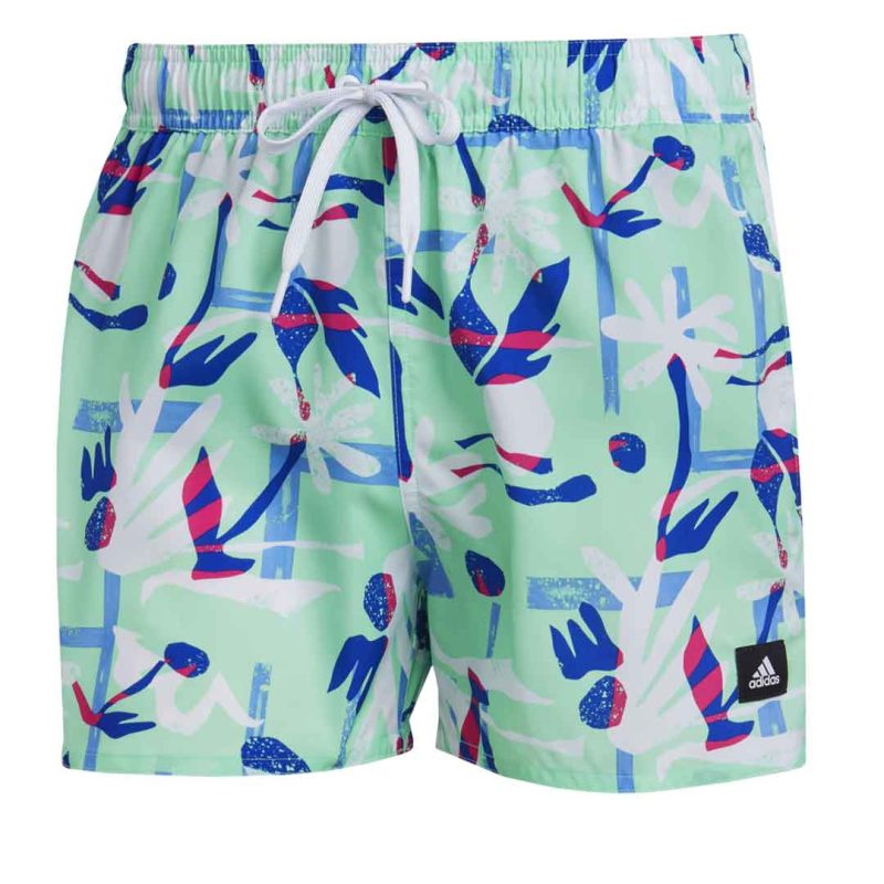 adidas Men s Seasonal Floral CLX Very Short Length Swim Shorts HT2120 01