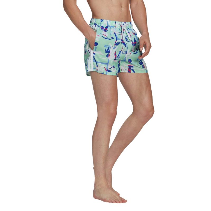 adidas Men s Seasonal Floral CLX Very Short Length Swim Shorts HT2120 03