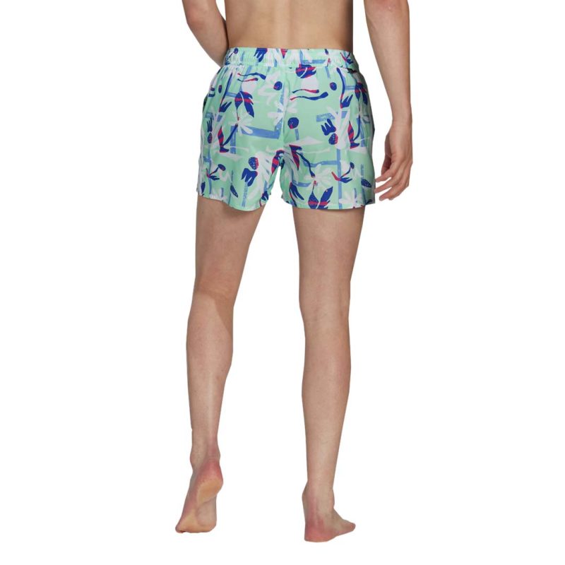 adidas Men s Seasonal Floral CLX Very Short Length Swim Shorts HT2120 04