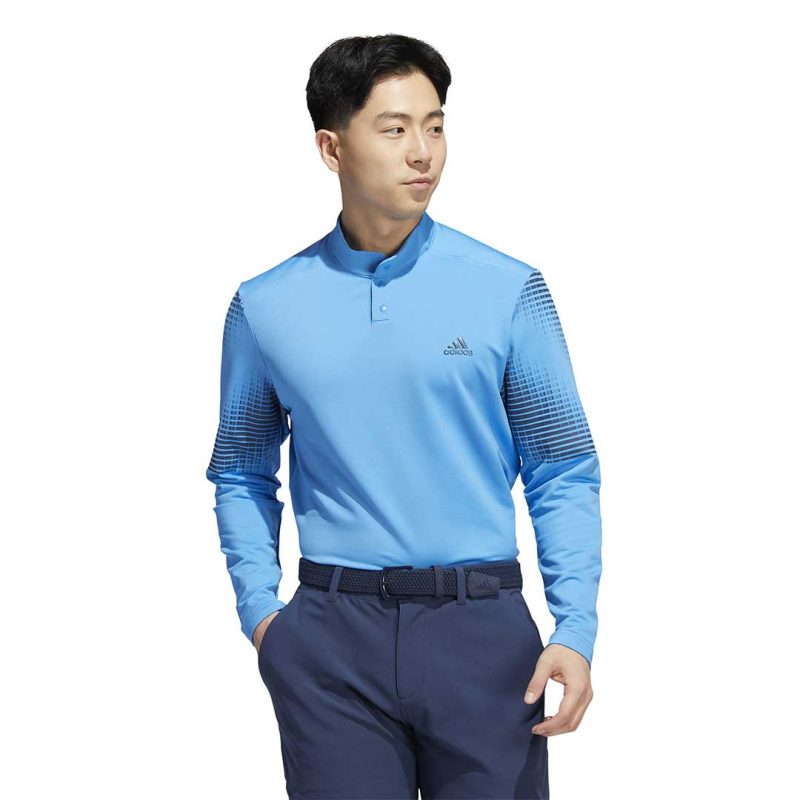 adidas Men s Statement COLD.RDY Long Sleeve Polo HF6581 02