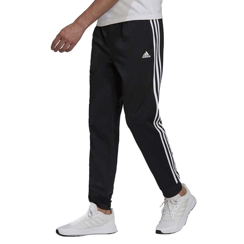 adidas Men s Tapered 3 Stripes Track Pants H46105 2