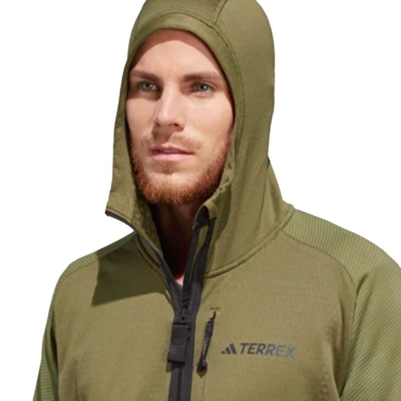 adidas Men s Terrex Tech Flooce Hiking Jacket HU1848 04