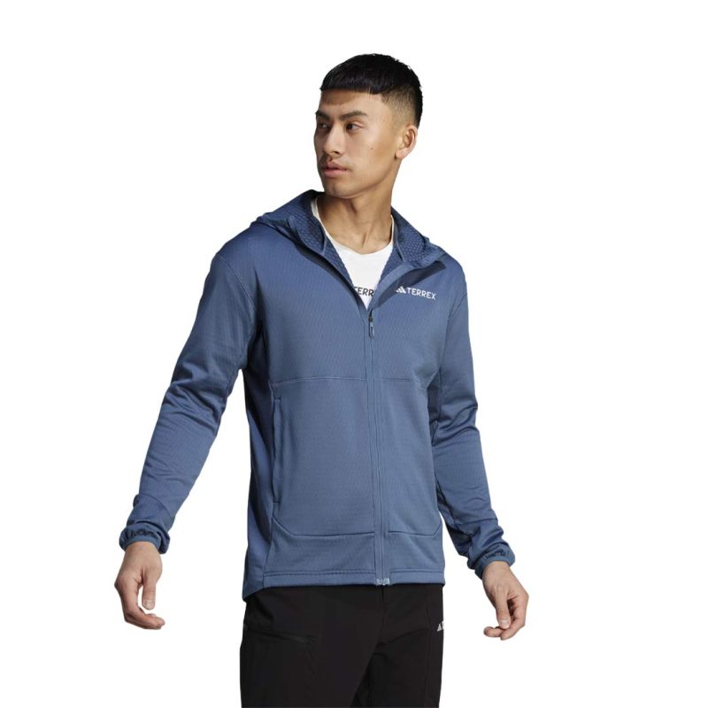 adidas Men s Terrex Xperior Light Fleece Hooded Jacket IB1828 02