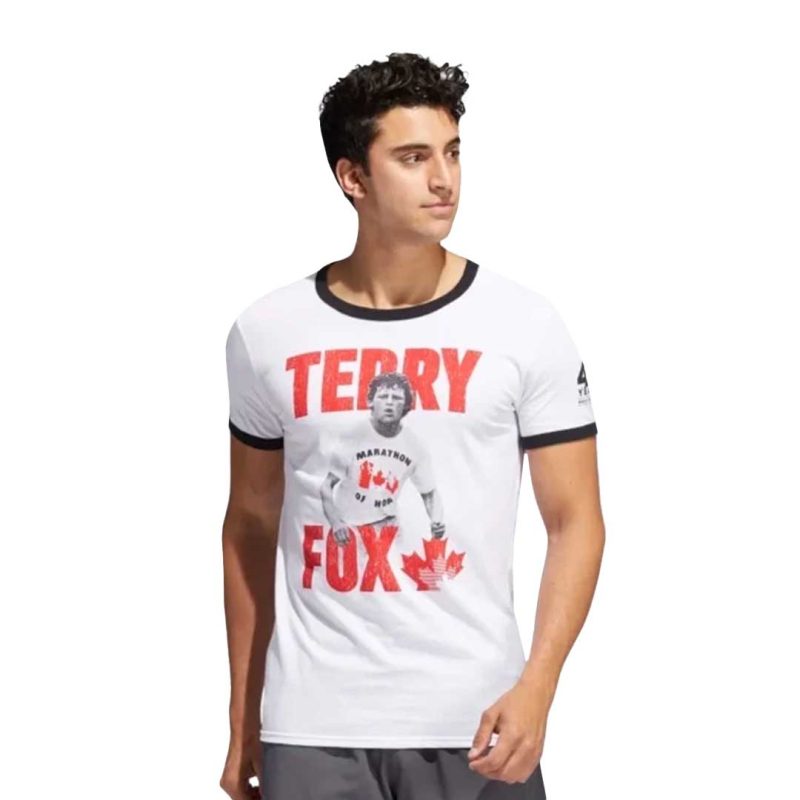 adidas Men s Terry Fox Short Sleeve T Shirt CM6195 2