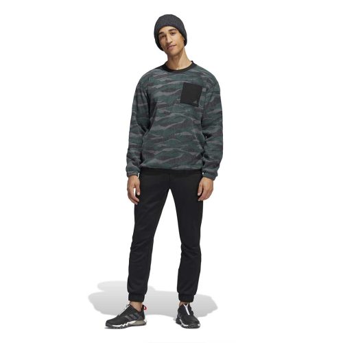 adidas Men s Texture Print Crew Sweatshirt HF6523 05