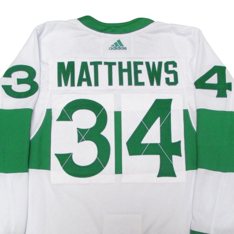 adidas Men s Toronto Maple Leafs Auston Matthews St.Pats Jersey HE1160 02