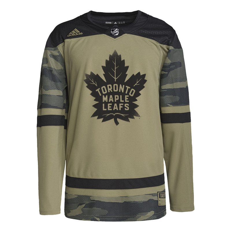 adidas Men s Toronto Maple Leafs Authentic Practice Camo Jersey HB1767 01