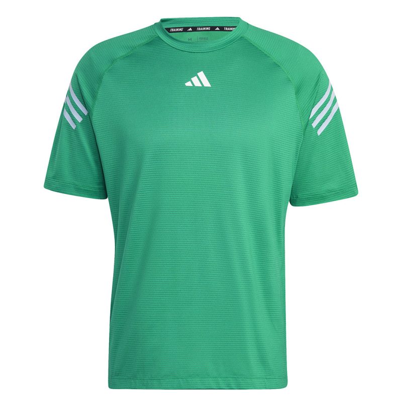 adidas Men s Train Icons 3 Stripes Training T Shirt IC5495 01