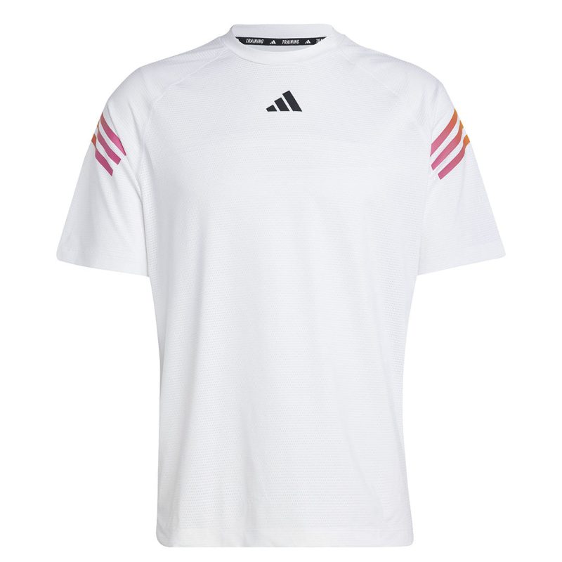 adidas Men s Train Icons 3 Stripes Training T Shirt IC5496 01