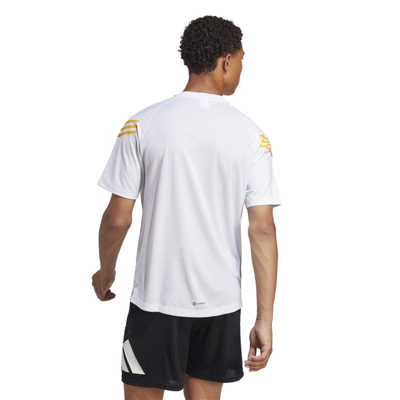 adidas Men s Train Icons 3 Stripes Training T Shirt IC5496 03