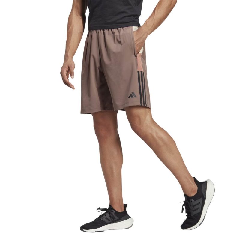 adidas Men s Training Colorblock 3 Stripes Shorts IN5057 02