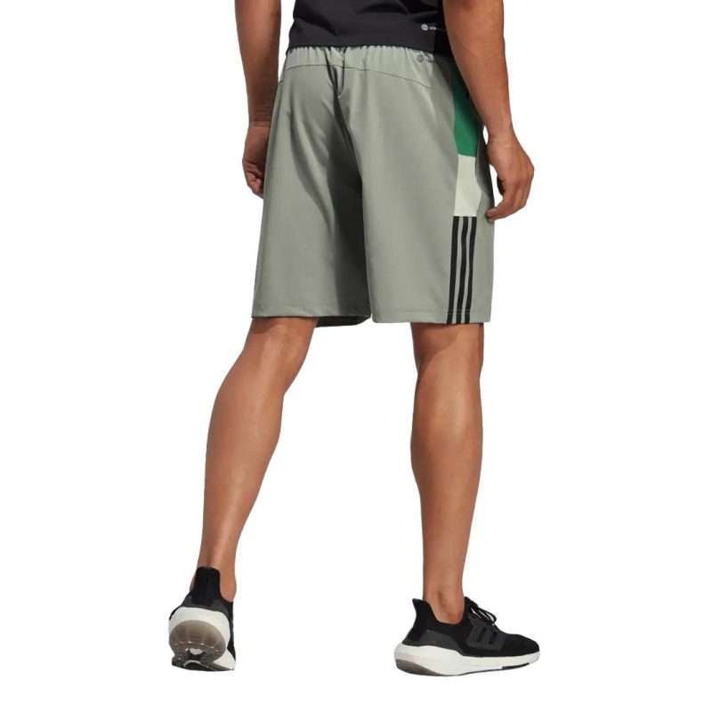 adidas Men s Training Colorblock 3 Stripes Shorts IN5058 3