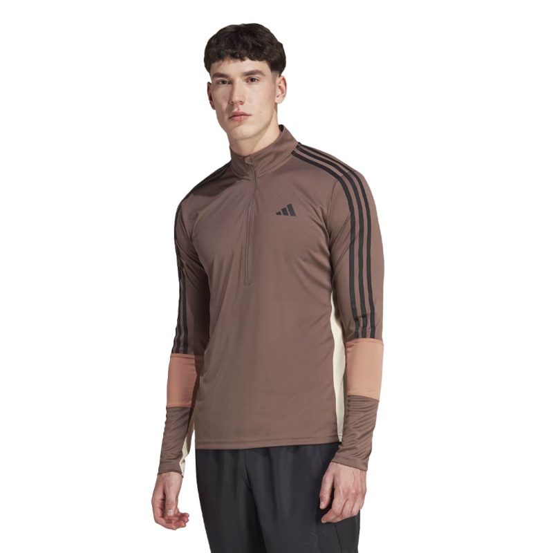 adidas Men s Training Colourblock 1 4 Zip Long Sleeve T Shirt IN5078 5 7742dd8a aea0 4367 a21b c001d8172daa