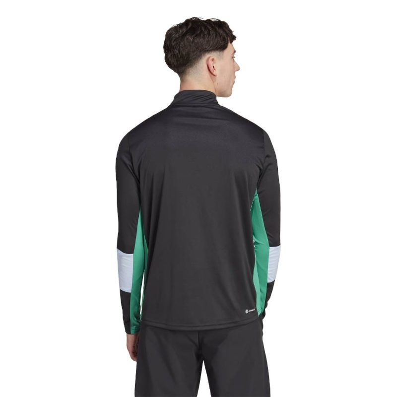 adidas Men s Training Colourblock 1 4 Zip Long Sleeve T Shirt IN5081 3